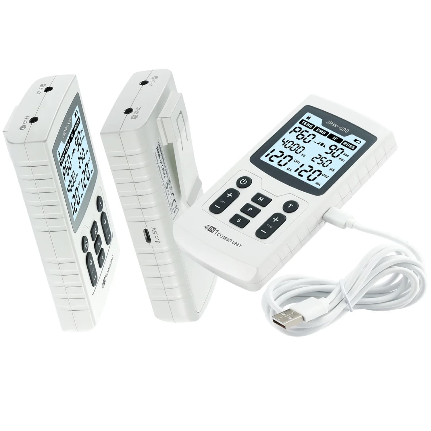 Medicl Rehabilitation Equipment Combination 4 in 1 Interference Current Digital Therapy Machine