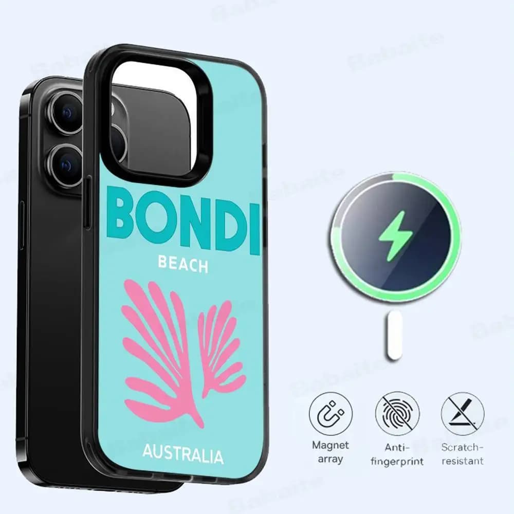 Bali Ibiza Capri Bondi Palm For Magnetic Phone Case For IPhone 17 16 Pro Max 15 Plus 14 13 12 11 Cover