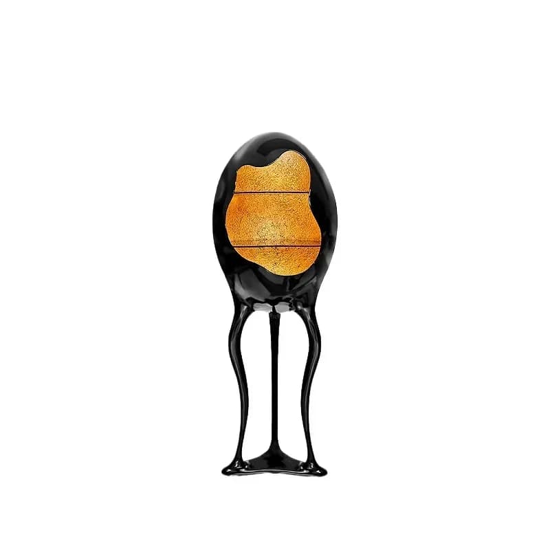 Light luxury creative egg-shaped fiberglass wine cabinet villa luxury house floor art ornament decorative tall cabinet