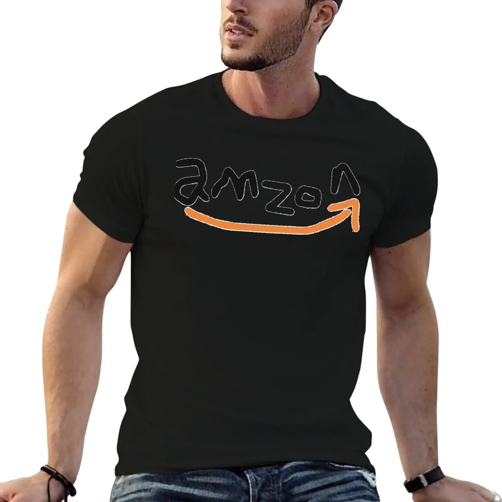 AMZON T-Shirt quick-drying blanks outfits for men