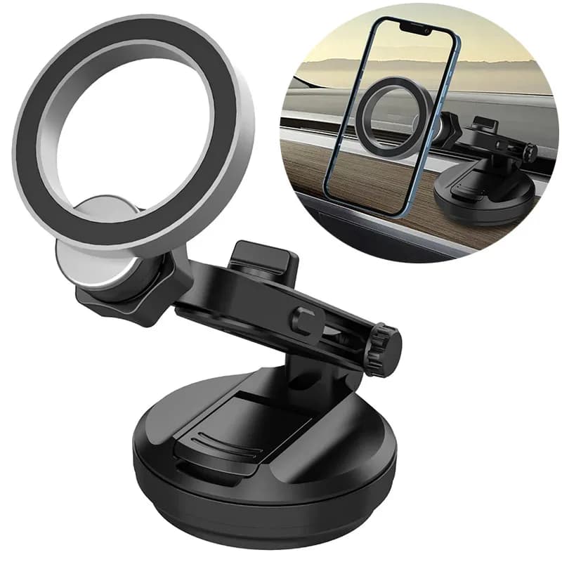 Magnetic Car Phone Holder Universal Dashboard Car Mobile Phone Stand Support Bracket Mount for iPhone MagSafe Samsung Xiaomi