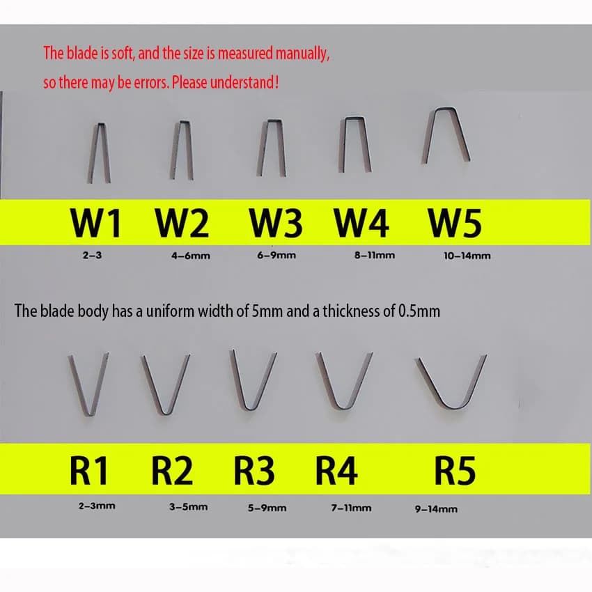 20Pcs Car Tire Engraving Slotting Machine Rubber Retreading Handlebar Accessories Engraving Machine Cutter Head