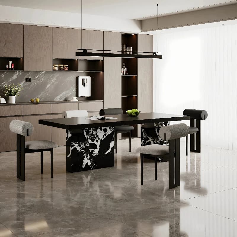 Simple Kitchen Furnitures Dining Table Sets Modern Space Saving Folding Table Portable Esstisch Living Room Furniture