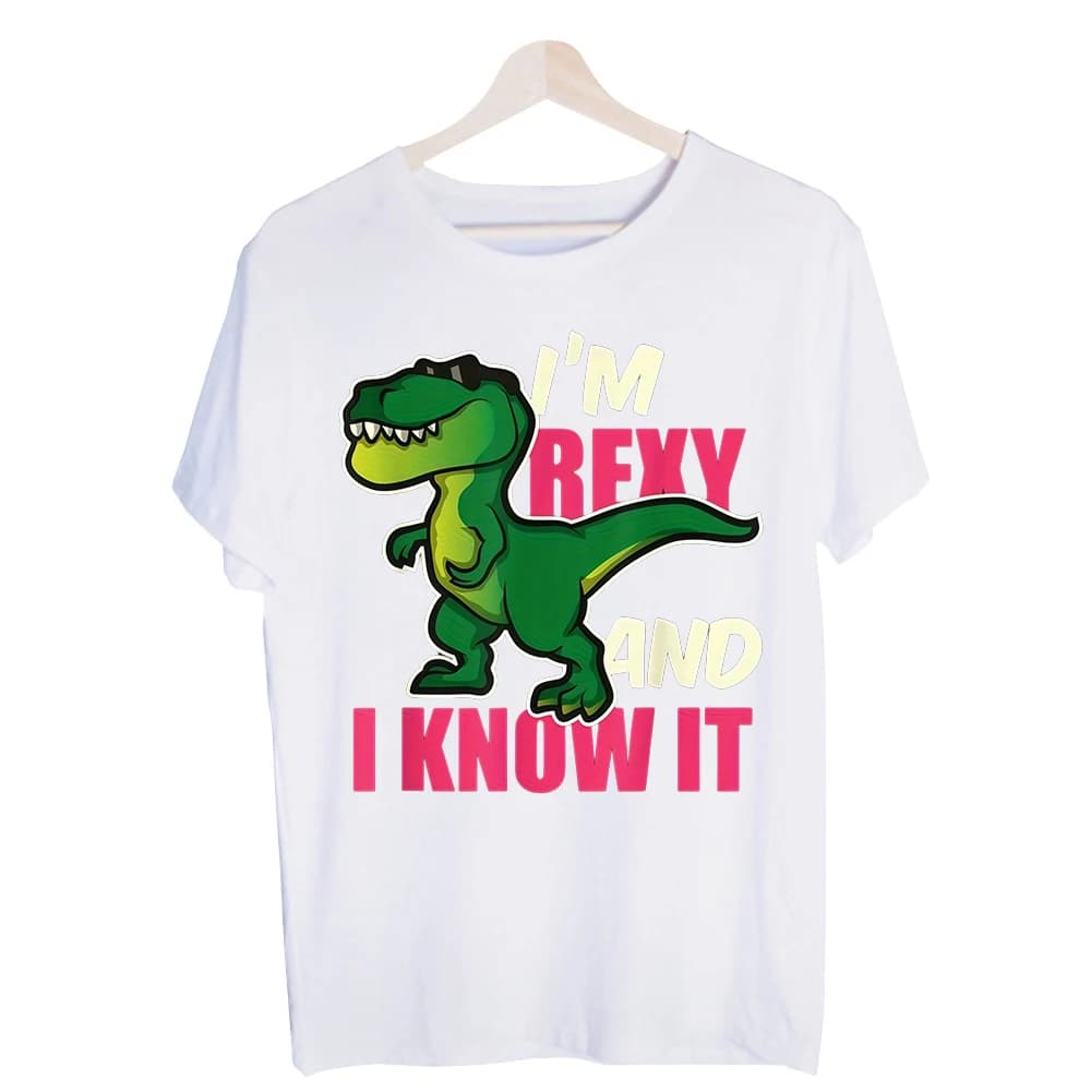 Men's Dinosaur Graphic Tee, Short Sleeve Crew Neck T-Shirt with Slogan-Style Print for Casual Daily Wear and Summer Outfits