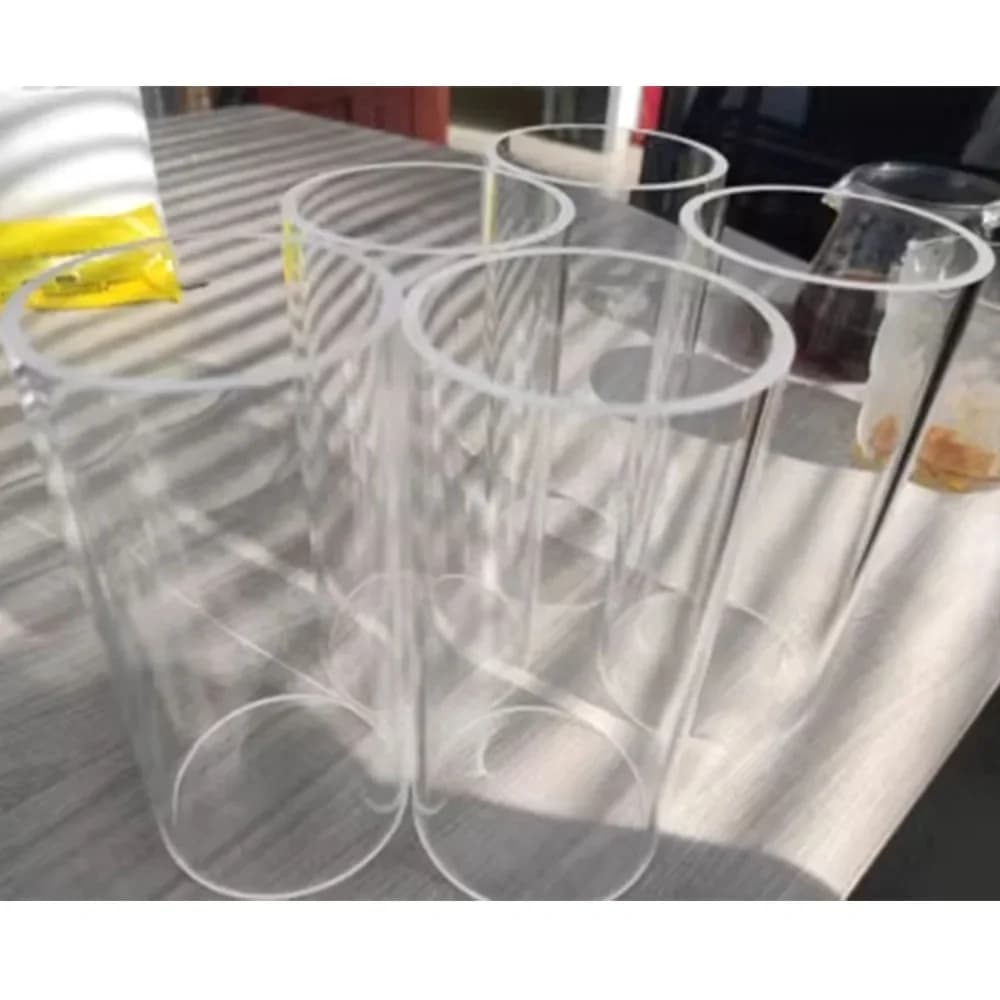 High Transparency Quartz Tube Sight Glass Temperature Resistant High-pressure Resistant Explosion-proof Industrial Sight Tube