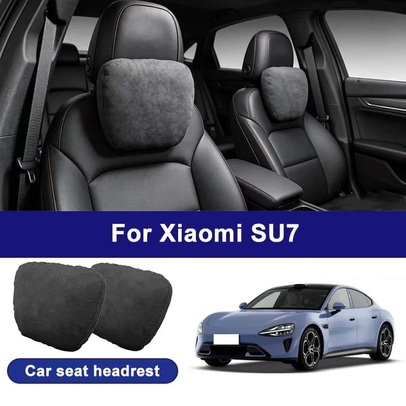 For Xiaomi SU7 car headrests, soft universal adjustable car seat pillows, car neck pillow cushions, car accessories
