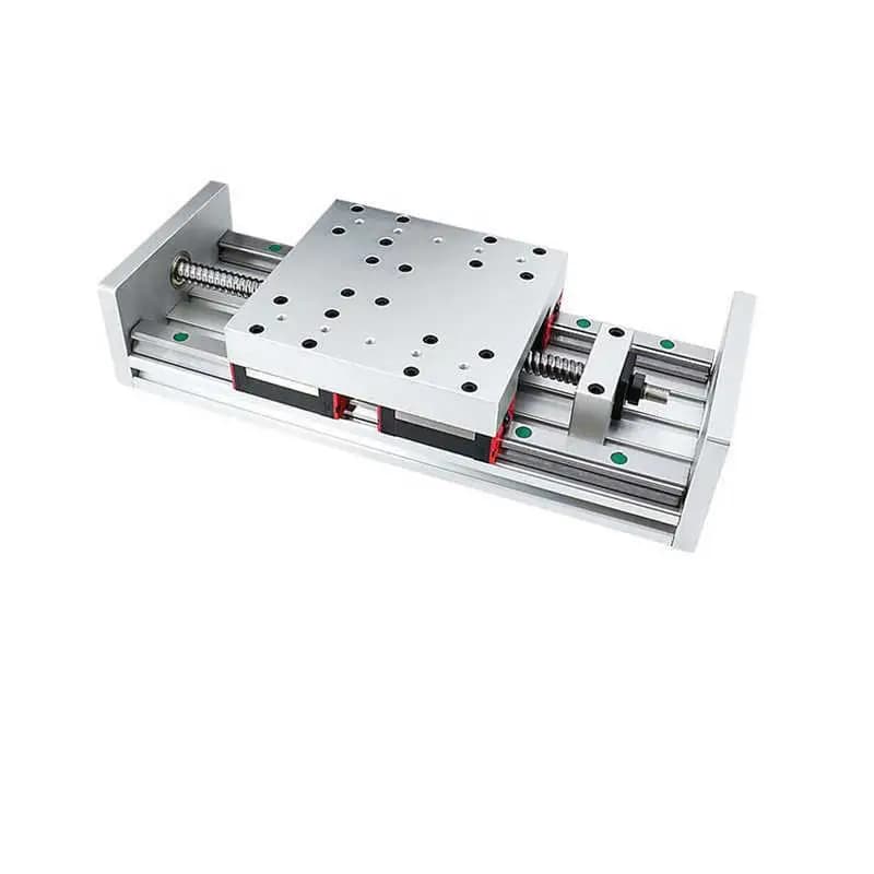 Linear Sliding Table Ball Stroke Three-axis Stepper Motor High-precision Sliding Rail Cross Screw Optical Axis Guide Screw