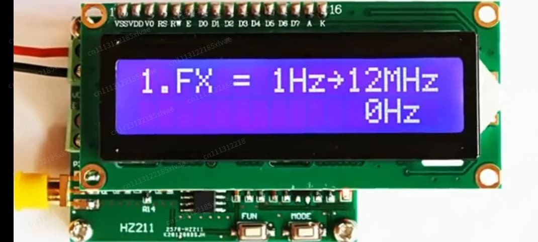 1Hz~2.7GHz RF HF Frequency Meter Low & High Frequency Signal Measuring Detector