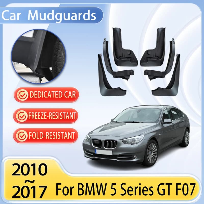 Car Mudguards Parts For BMW 5 Series Gran Turismo F07 Accessories 2010~2017 Mudflaps Splashs Fenders Flare Cover Guards Auto Mud