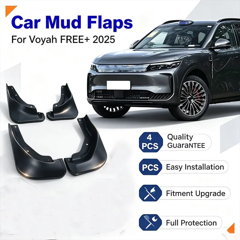 For Voyah Free Plus 2025 4Pcs Mud Flaps Splash Guards Front Rear Wheel Fender Mudguards Car Exterior Protection