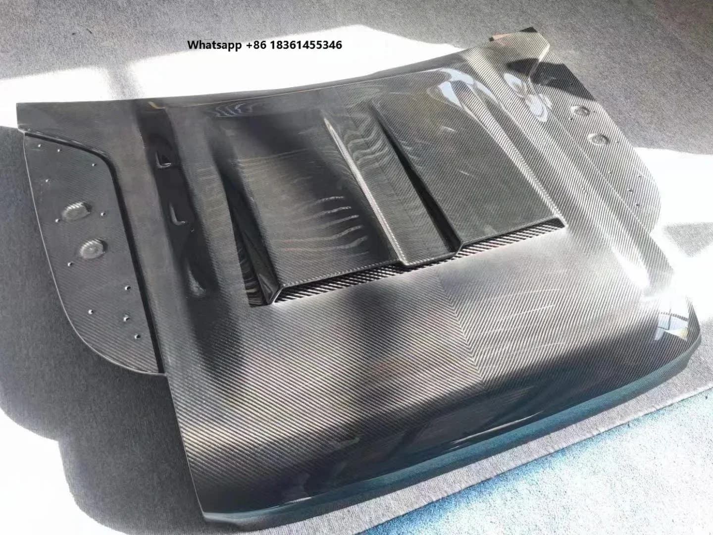 For Defender 90 110 130 Upgrade KN Style Carbon Fiber Hood Bonnet