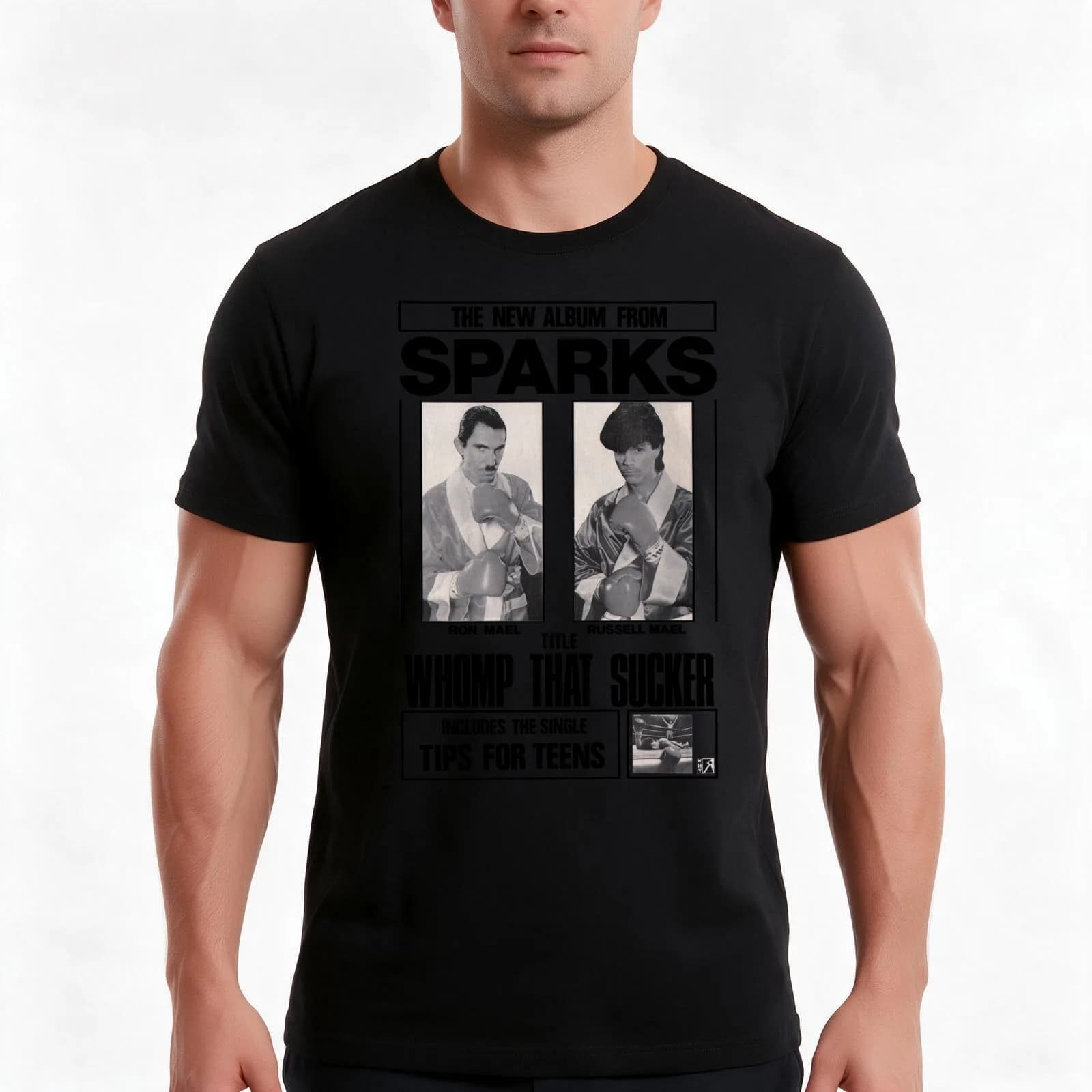SPARKS - WHOMP THAT SUCKER T-Shirt, Summer Casual Cotton Tee, Oversized Streetwear Tops, Vintage Graphic Print, Unisex Men Women