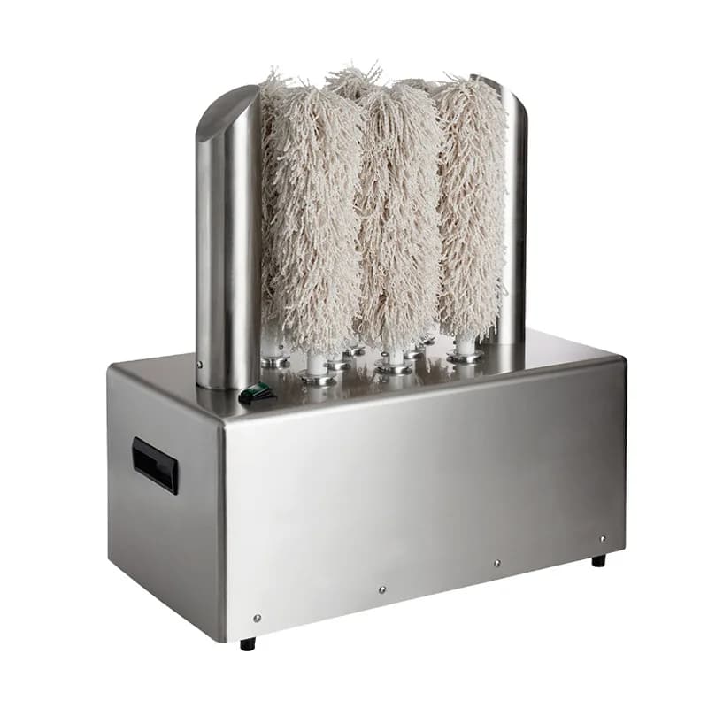 Eight heads dry polished glass warm air disinfection dryer red wine glass