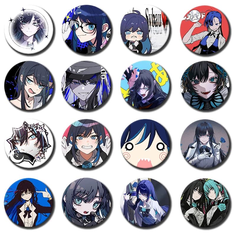 Ado Zanmu Enamel Pins Handmade Brooches for Clothes Backpack Decoration Cartoon Badges Jewelry Accessories Gifts with Friends