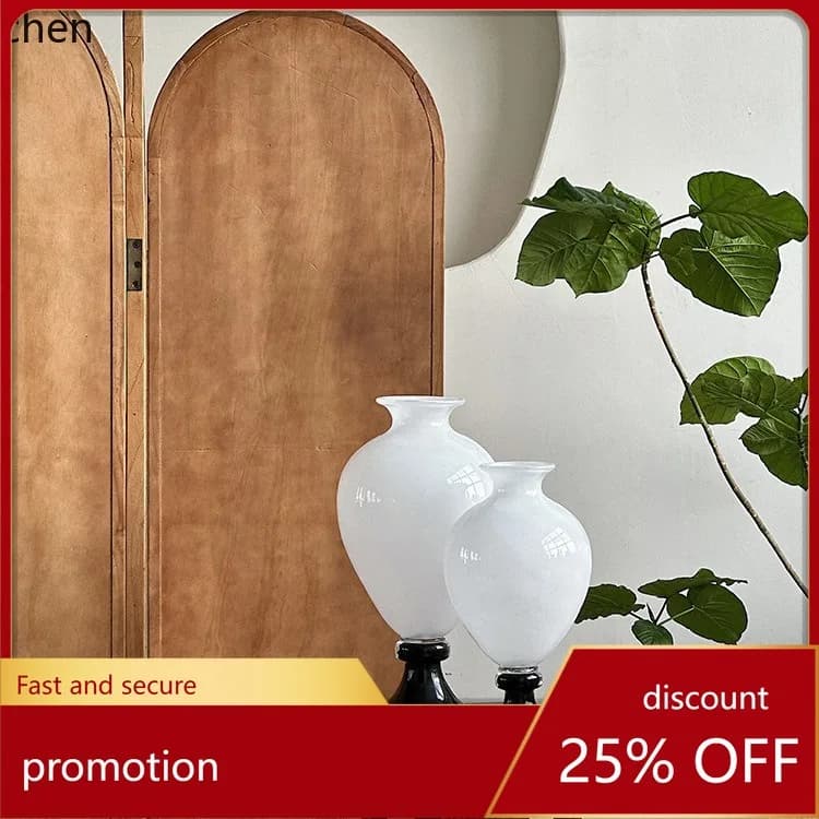 Zml styling glass vase - floral arrangement, home & living room decor