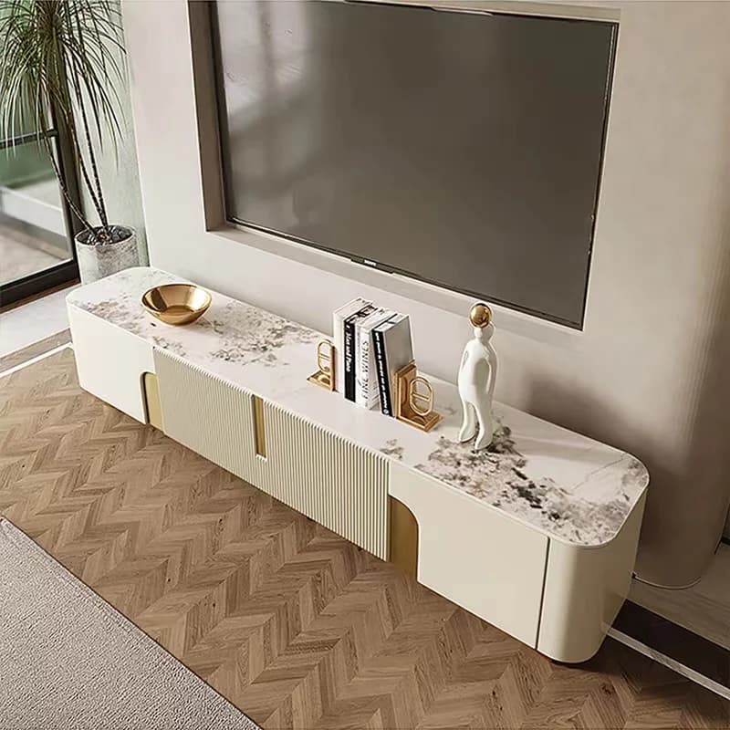 Luxury European Style Tv Cabinet Modern Luxury Simple Aesthetic Tv Stands Trendy Premium Mueble Tv Salon Living Room Furniture