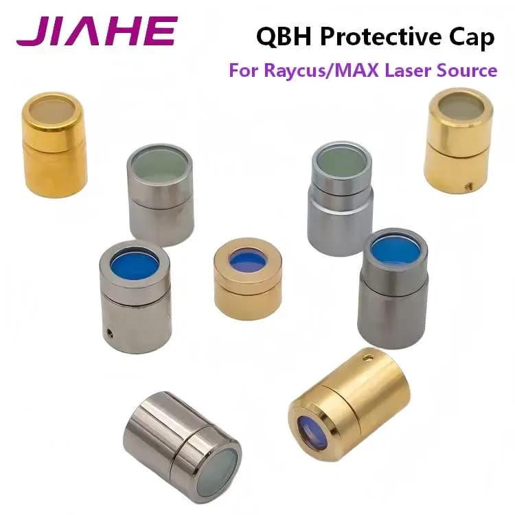 Raycus Max Fiber Laser Source Protective Lens Group Output Connector QBH Protective Cap D12.8 0-6kw For Fiber Laser Machine