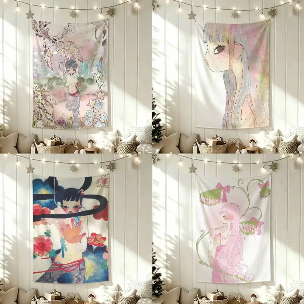A-Aya T-Takano Kawaii Girl   Funny Flags for Bedrooms Home Decor Items Outdoor Decors Garage Decoration Flaga