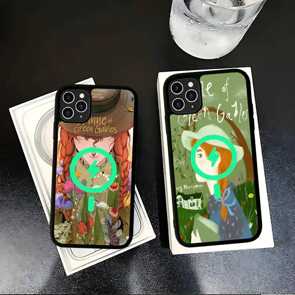 Anne Of Green Gables Phone Case For IPhone 17 16 15 14 13 12 11 Pro Max For Magsafe Wireless Charger Cover