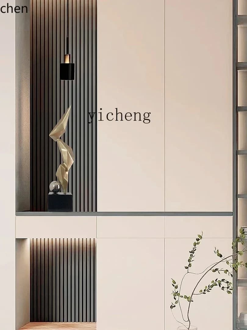 DSAentrance decorative ornaments light luxury high-end minimalist home three-dimensional geometric sculpture art