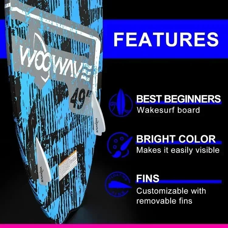 For For Wholesale 49'' Wakesurf Board Glass Fiber Board Stand Up Paddle Board Surfboard