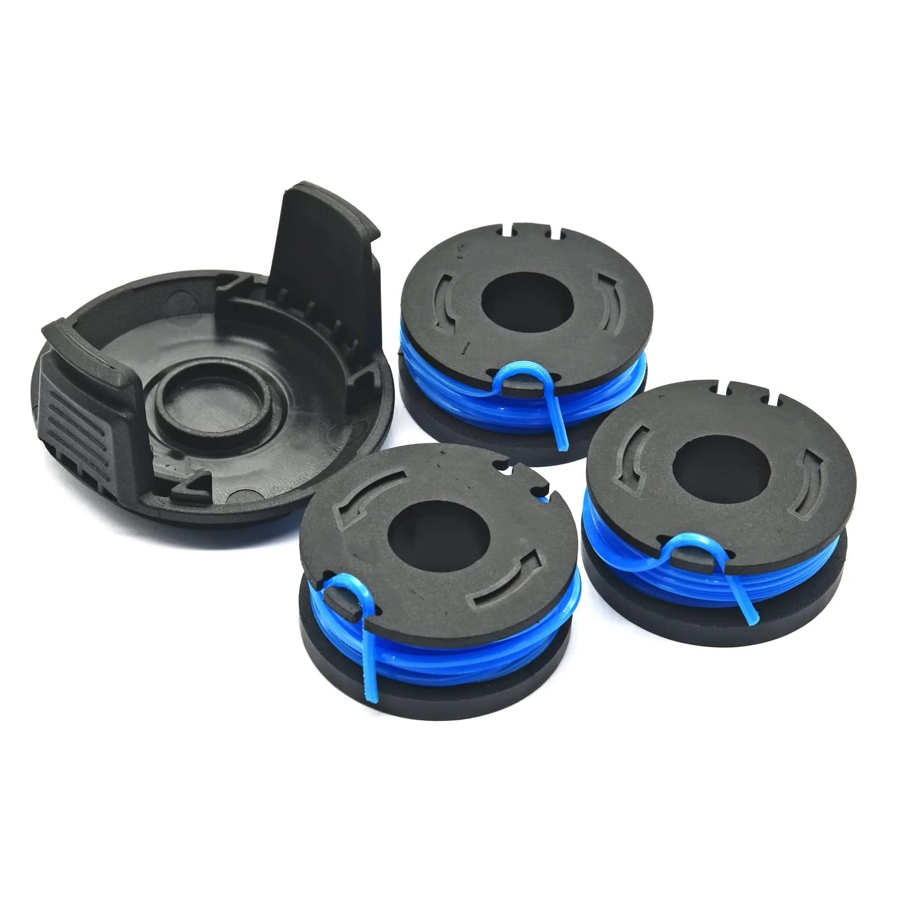 3PCS Spool And 1 Cover Replacement Set For FOR Harbor FOR Freight Power Tool Trimmer Replacement Parts Garden Tools