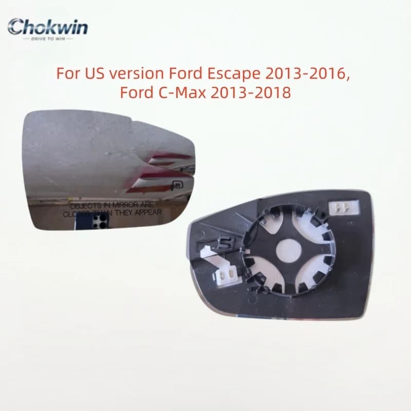For US version Ford Escape 2013-2016, Ford C-Max 2013-2018 Heated Side Rearview Mirror Glass Replacement Left Right Side