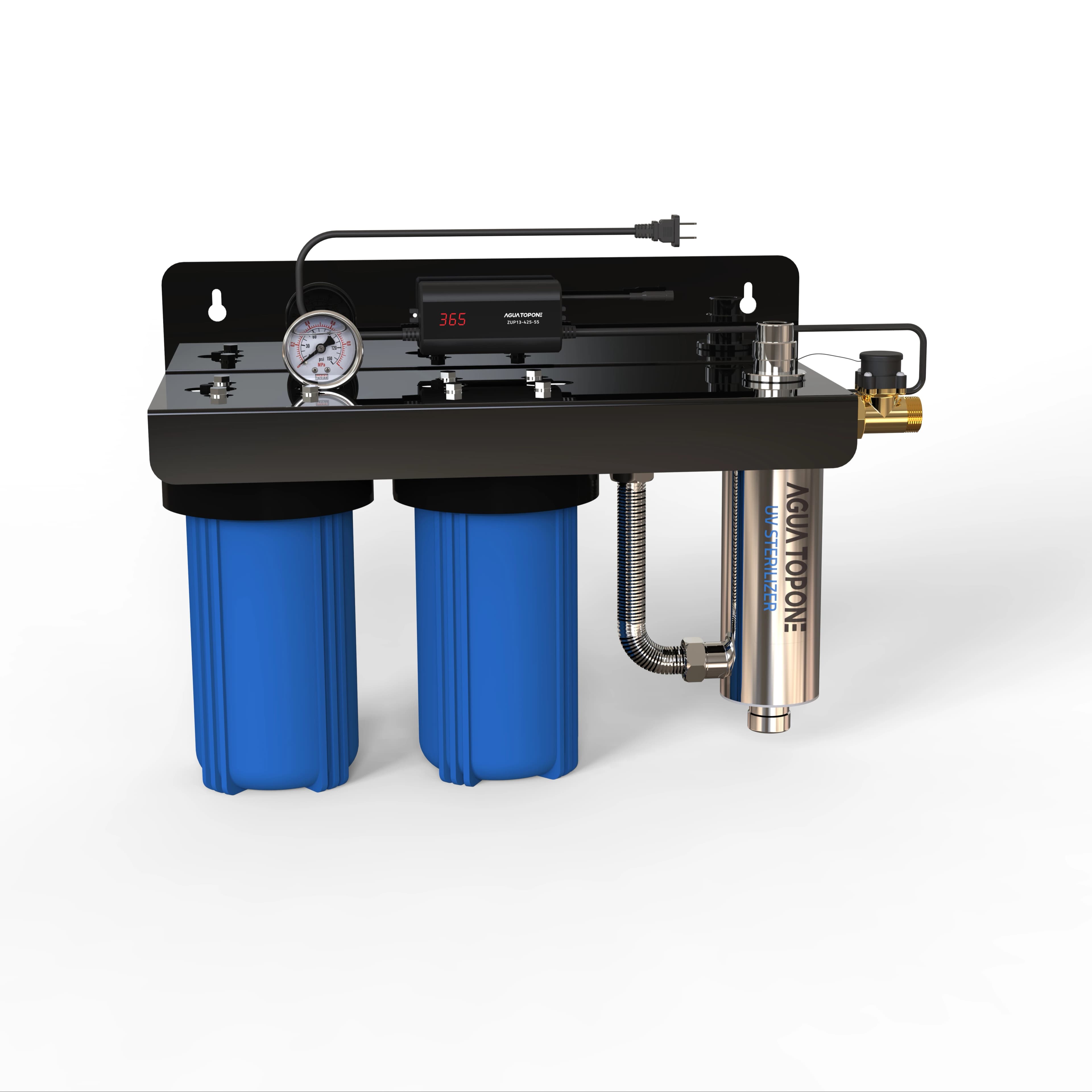 Hot Sell Complete Home Water Purification UV PP Filter Housing Disinfected UV Machine