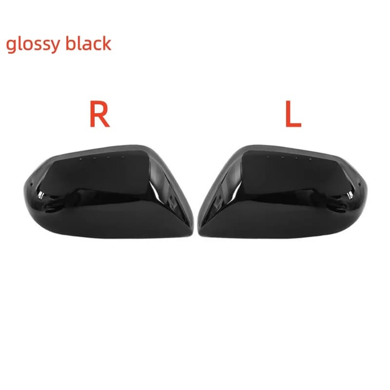 For Toyota 2018-2025 8th Camry, glossy black/Forge pattern/Carbon fiber pattern adhesive-type modified mirror cover