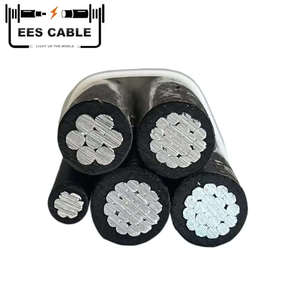 Cable Preassemble ABC Aluminium 3*70+54.6+16mm² Aerial Bundle Conductor Cable Torsade