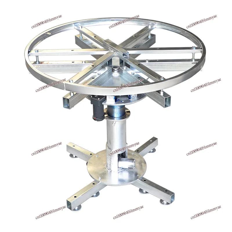 Electric Lifting and Rotating Steel Frame, Turntable, Dining Table Movement, Hotel Electric Remote Control, Adjustable Speed
