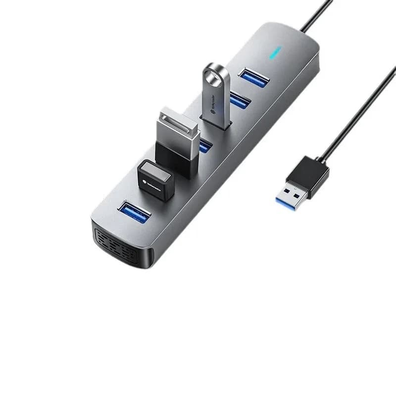 USB expansion 7 port hub docking station USB 3.0 splitter laptop converter