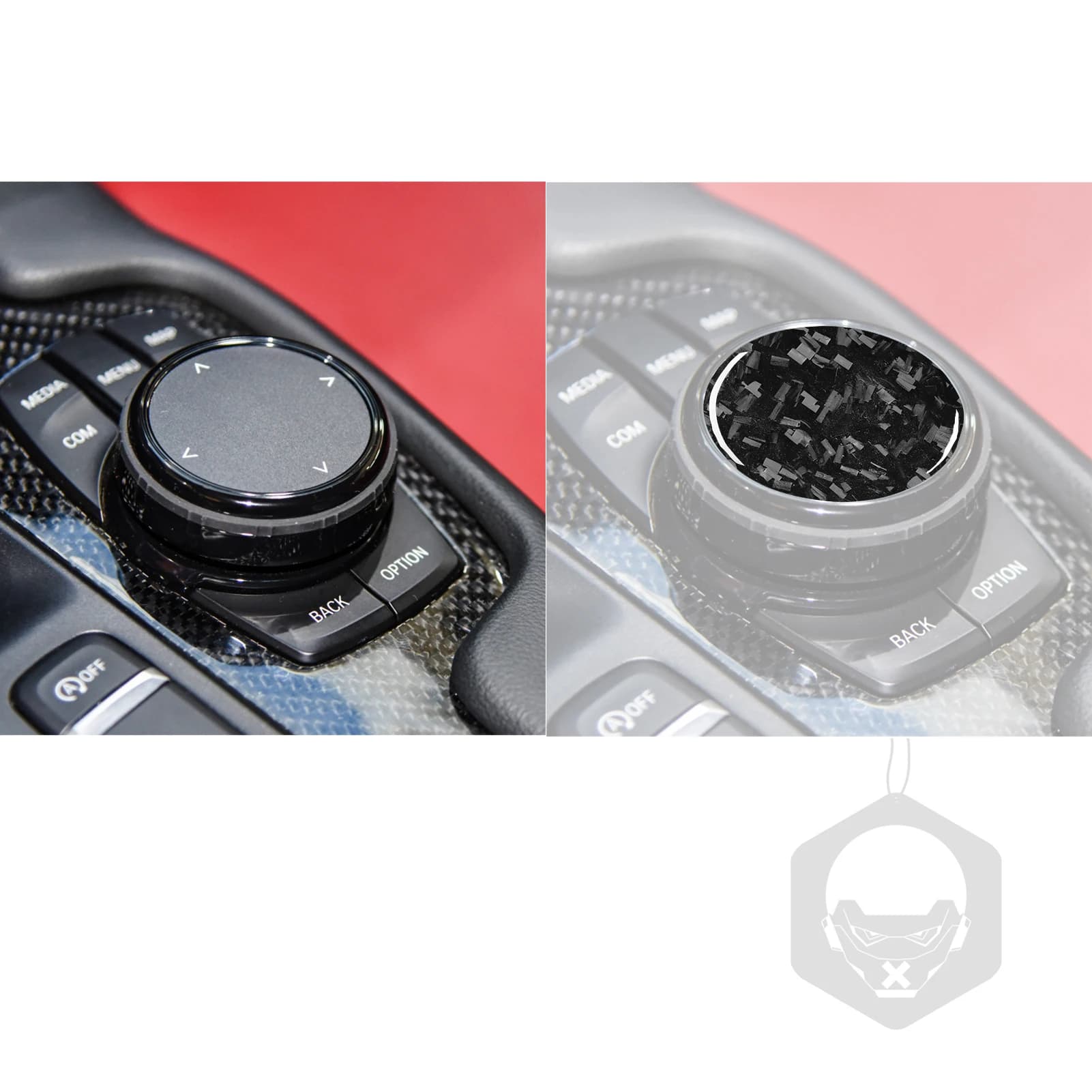 Carbon Fiber For Toyota GR Supra A90 A91 MK5 2019-2024 Accessories Forged Interior Car Air Outlet Gear Door Trim Stickers