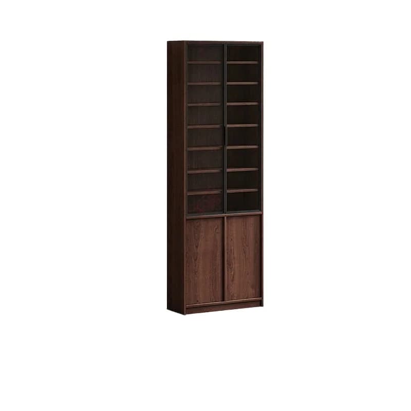 LMM tea room storage cabinet integrated against the wall floor-to-ceiling purple clay pot storage cabinet