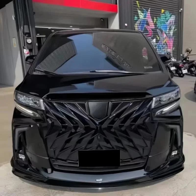For Modified Version Of  Alphard Body Kit Including Front And Rear Bumpers Side Skirts And Grille