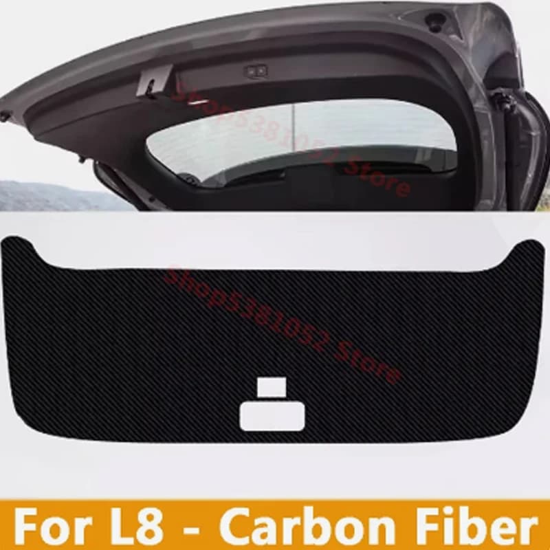 Car Trunk PU Leather Protective Anti-dirty Pad Car Trunk Tailgate Protection Pad for LEADING IDEAL LiXiang L8 2023 2024 2025