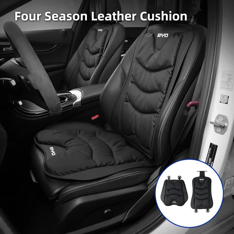 Car Front Rear Seat Cover Leather Cushion Backrest Protective Mat Accessories For BYD Shark 6 M6 G3 G5 T3 E2 F3 I3 F0 F6 E6 G6