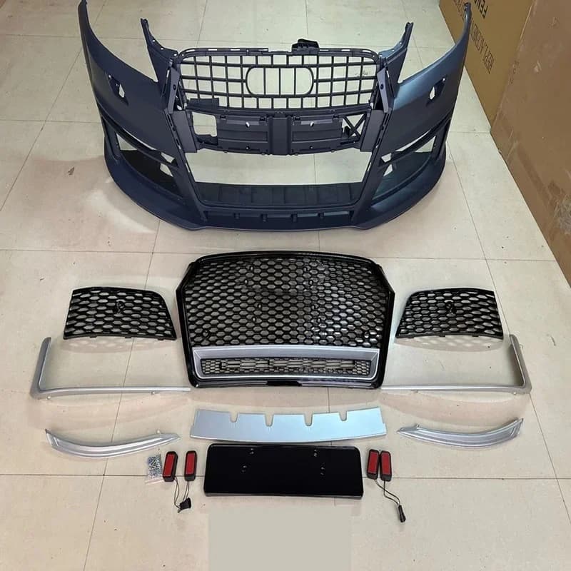 PrimeSelect Front Bumper Body Kit With Honeycomb Grille Fit Q SQ 4L 0-