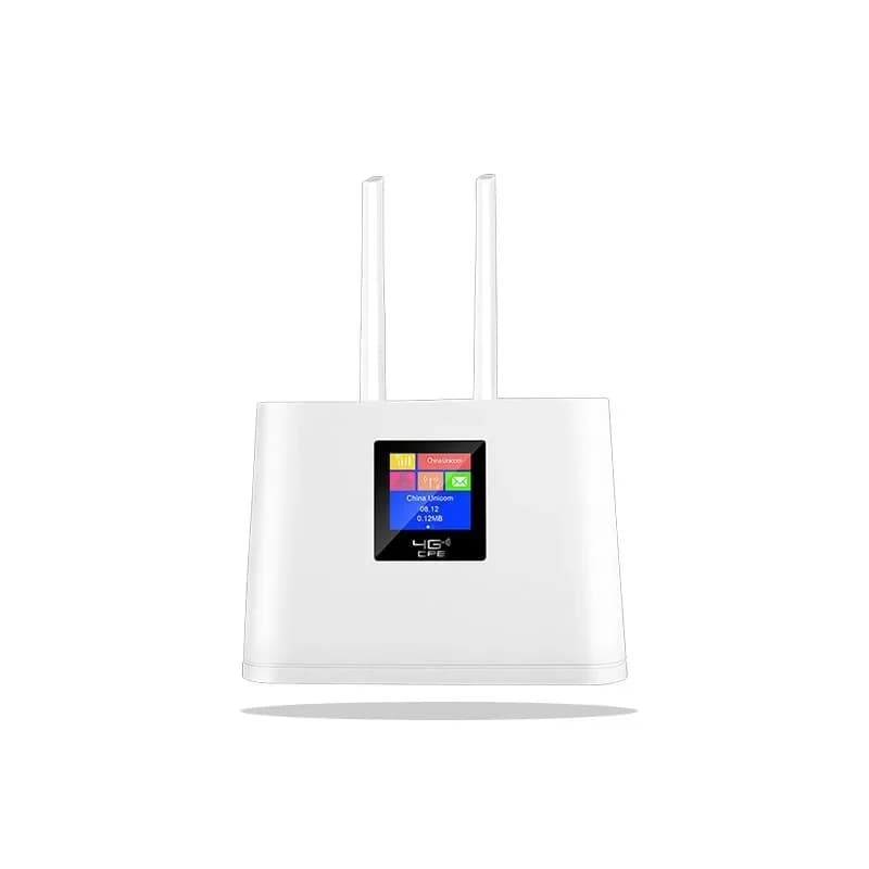 Home monitoring enterprise 4GWIFI antenna, removable 150Mbps color screen router