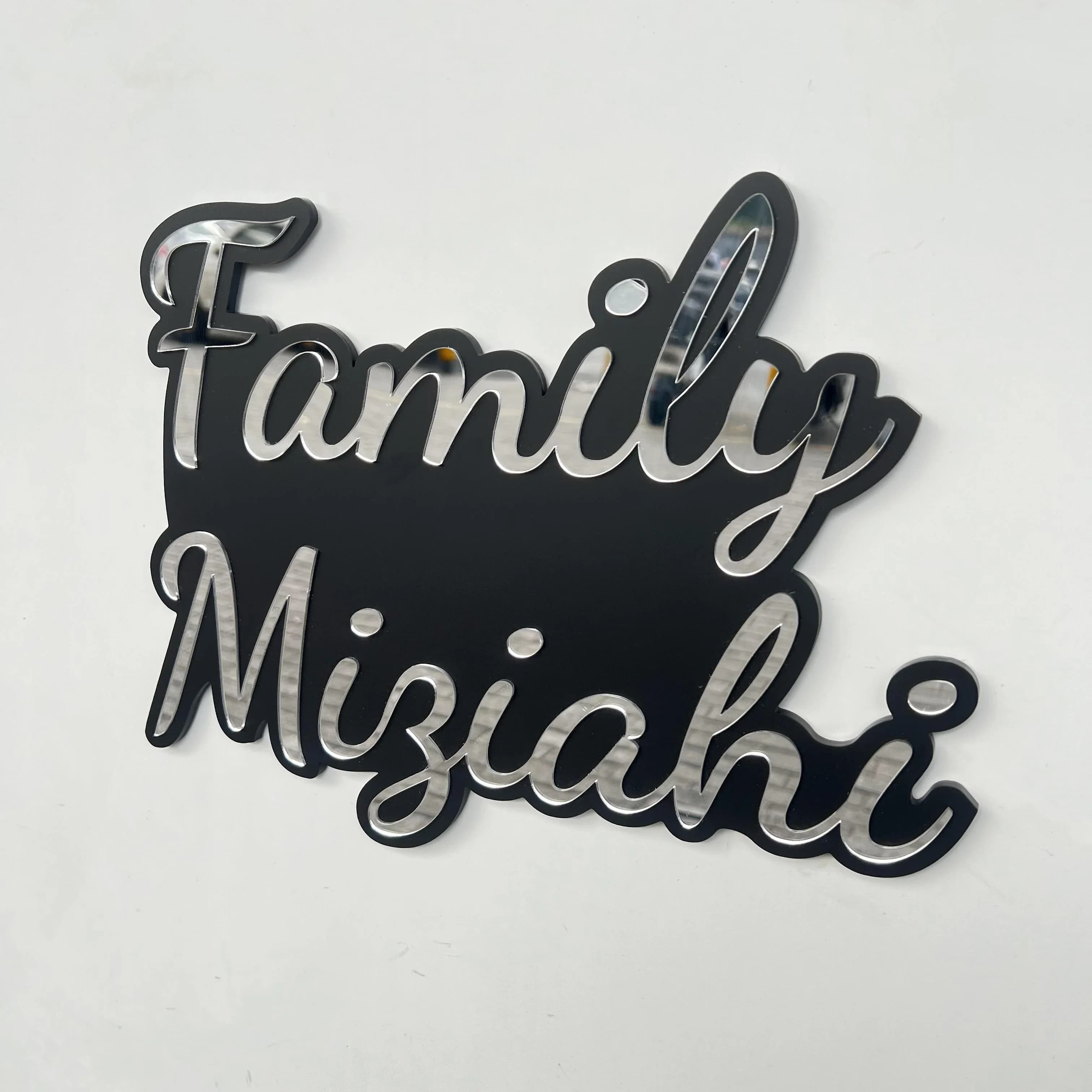 Customizec Entrance Sign for Home Acrylic Door Plaque Nursery Wedding Birthday Party Decoration Wall Decor Custom Hebrew Sign
