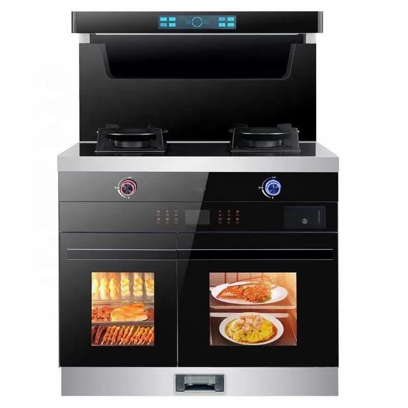 Custom Gas and Electric Stove Range Hood Gas Stove with Oven and Grill for Home