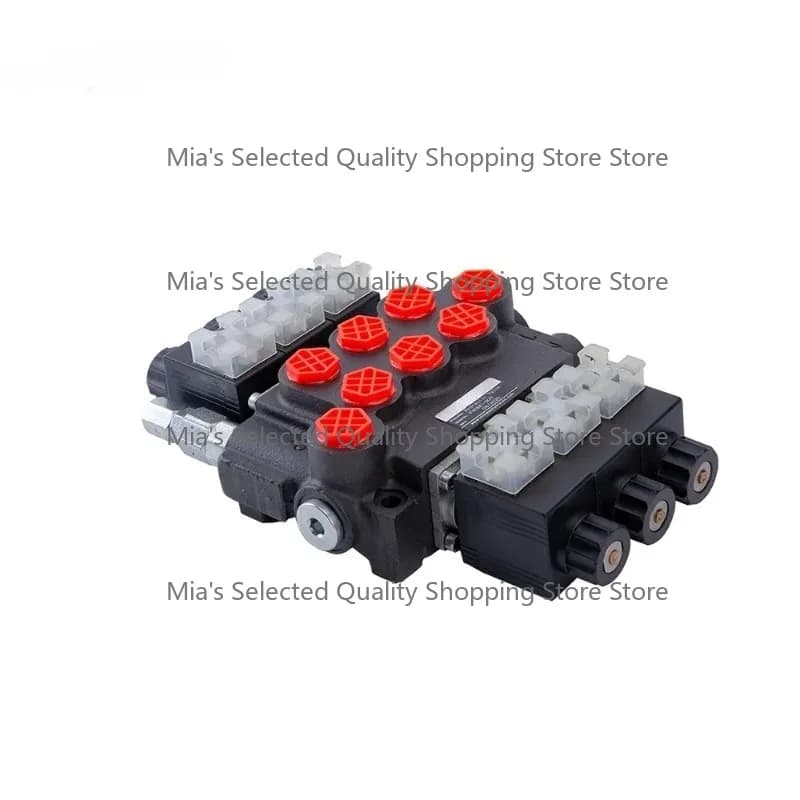 Z50/Z80 2-Spool Solenoid Monoblock Hydraulic Direction Flow Valve 12V/24V Control High Sales Industrial Flow Control Valve