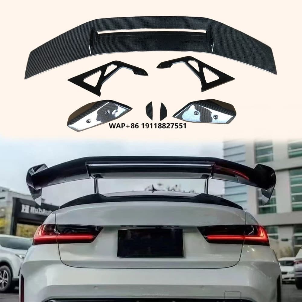 For  ALL M M2 M3 M4 Sedan Coupe ADR Style Carbon Fiber Rear Trunk Spoiler