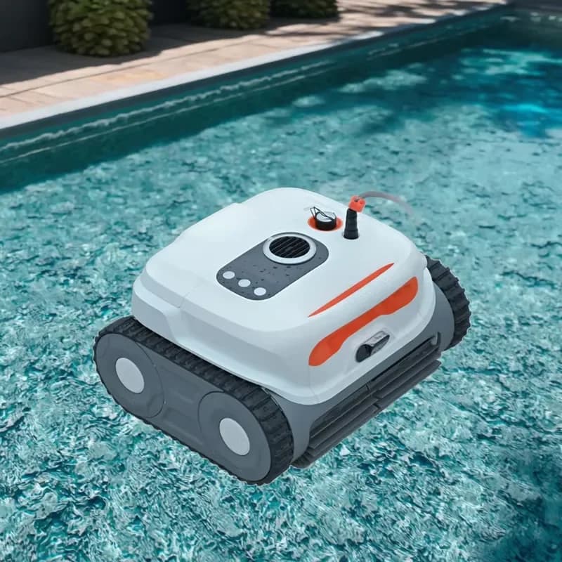 Smart Robotic Pool Cleaner Automatic Vacuum with WiFi App Control Efficient Cleaning Device for Inground Swimming Pools