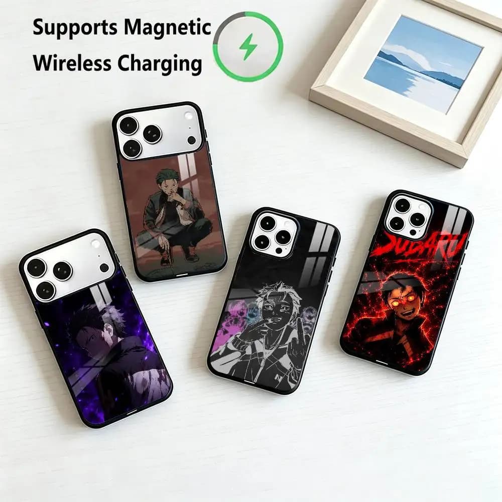 Re Zero N-Natsuki Subaru Anime  Phone Case For iPhone17,16,15,14,13,12,11 Plus,Pro Allows magnetic wireless charging