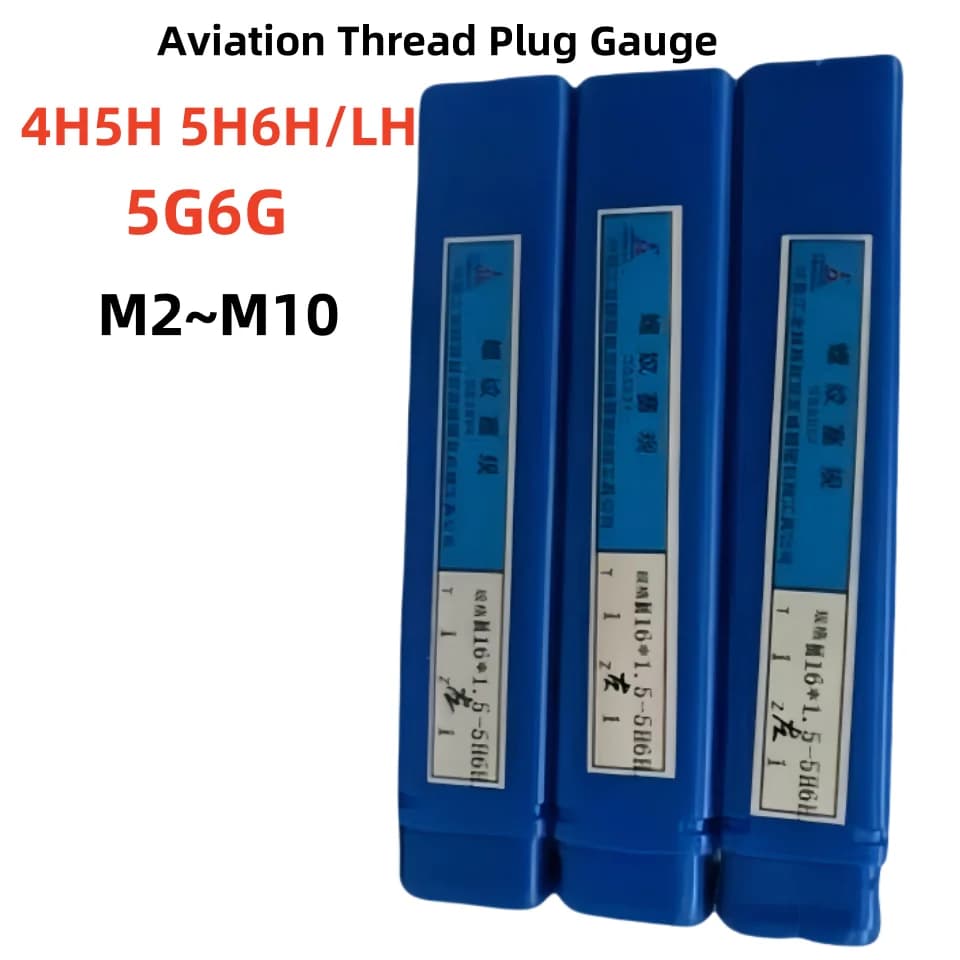 1PCS  M2-M10 For Aviation Thread Plug Gauge Steel Mer-cury Gage Metric FineM2M3M4M5M6M8M10 4H5H 5H6H 5H6HLH