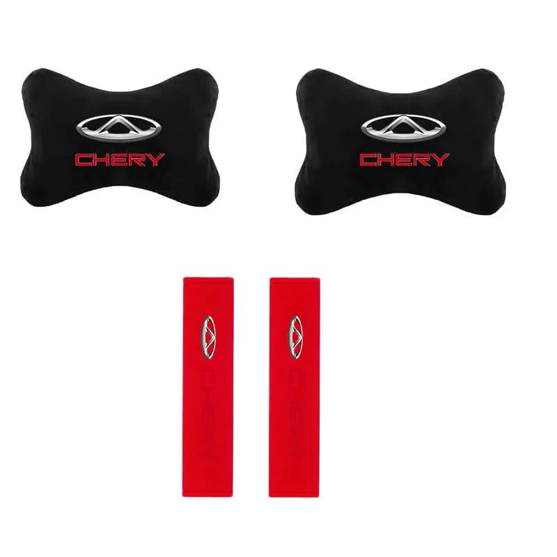 Car Headrest Seat Belt Shoulder Pads for Chery Tiggo 2 3 4 5 6 7 8 3X 5X Pro T11 Arrizo 6 3 Auto Accessories