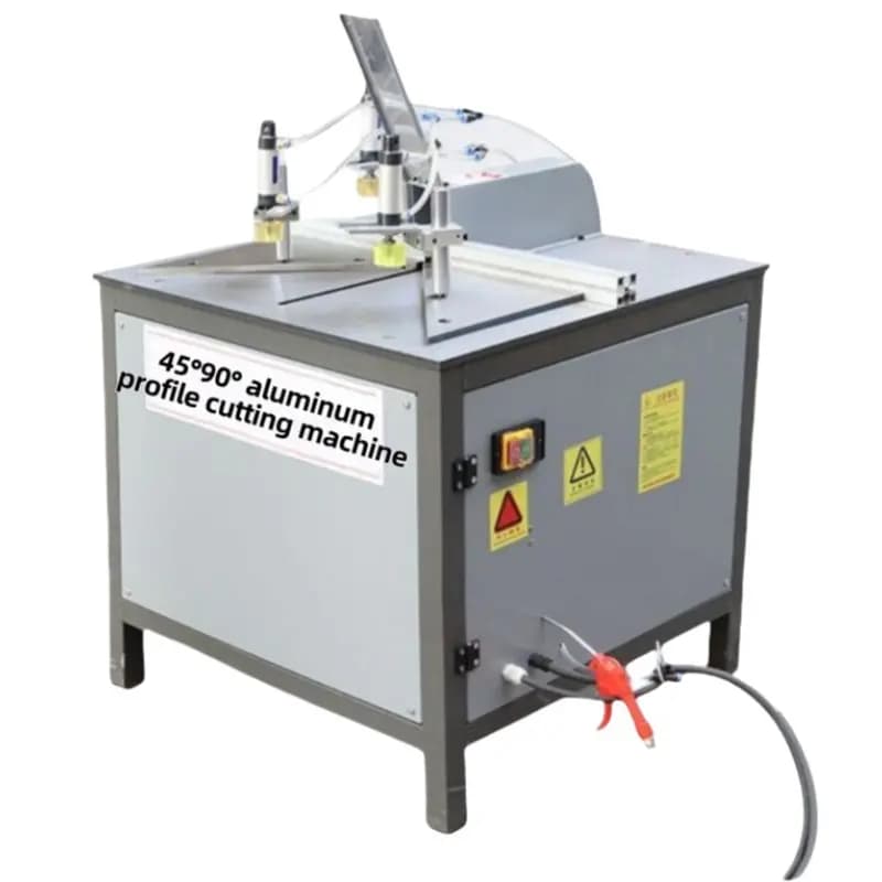 12 45/90 Degree Mitre Saw Aluminum Cutting Angle Cutting Machine Wood Photo Frame Making Machine