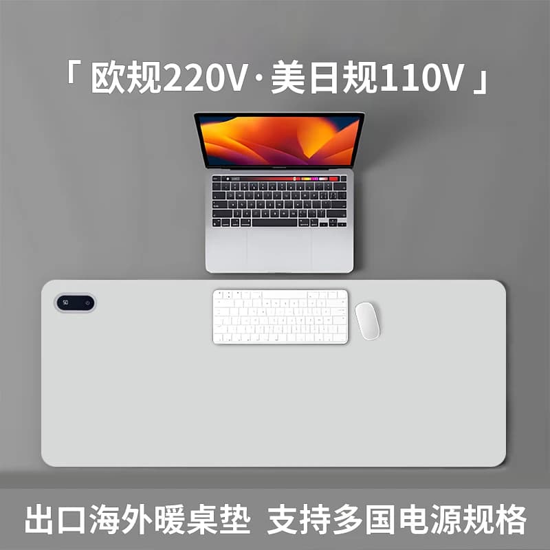 Cross-border heating table mat heating mouse pad US, Japan and South Korea 110V European standard