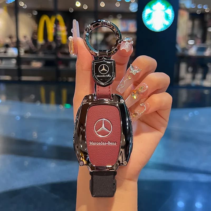 Suitable for the new Mercedes Benz GLC300L keycase 2026C260L men's E300L car C200L shell S-Class EQE buckle leather